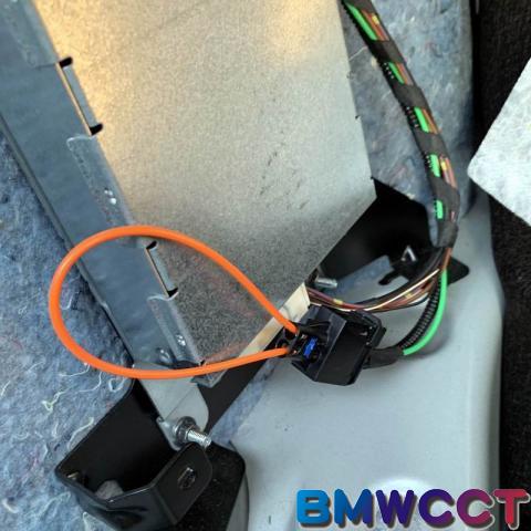 BMW原廠多媒體光纖廻路接頭 藍牙bypass 音響斷訊