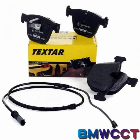 德國TEXTAR BMW E60 M5 M6 後煞車來令片組(含感應線)