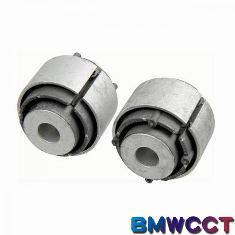 BMW原廠E82 E87 E90 E91 E92 E93 E84後羊角下控制臂鐵套(二入裝)