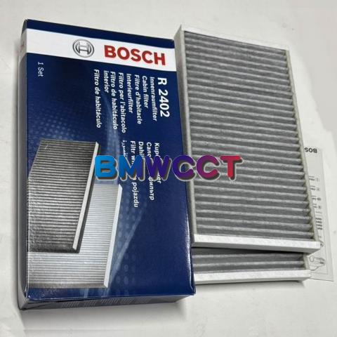 德副BMW E60 E61 E63 E64冷氣濾芯(活性碳)二入裝MANN BOSCH